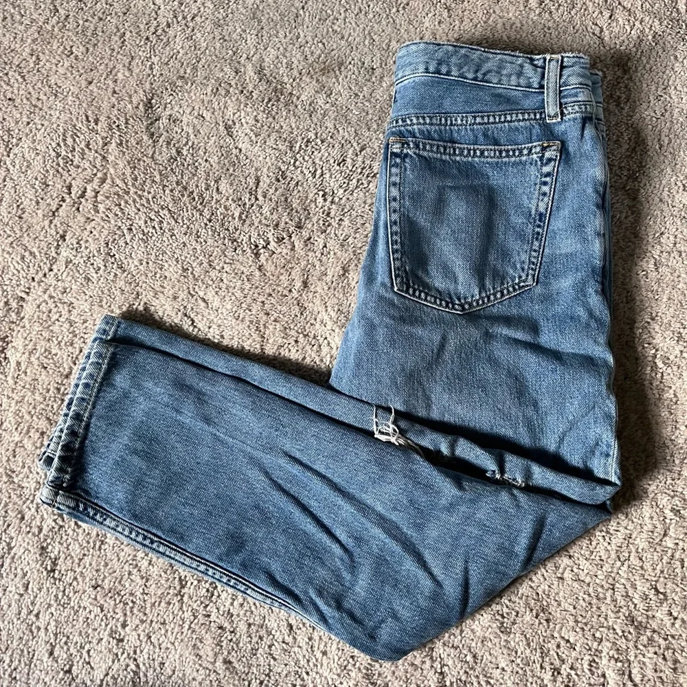 Topshop Moto Hayden Distressed Boyfriend Cut Jeans - Size 26 - Picture 2 of 6